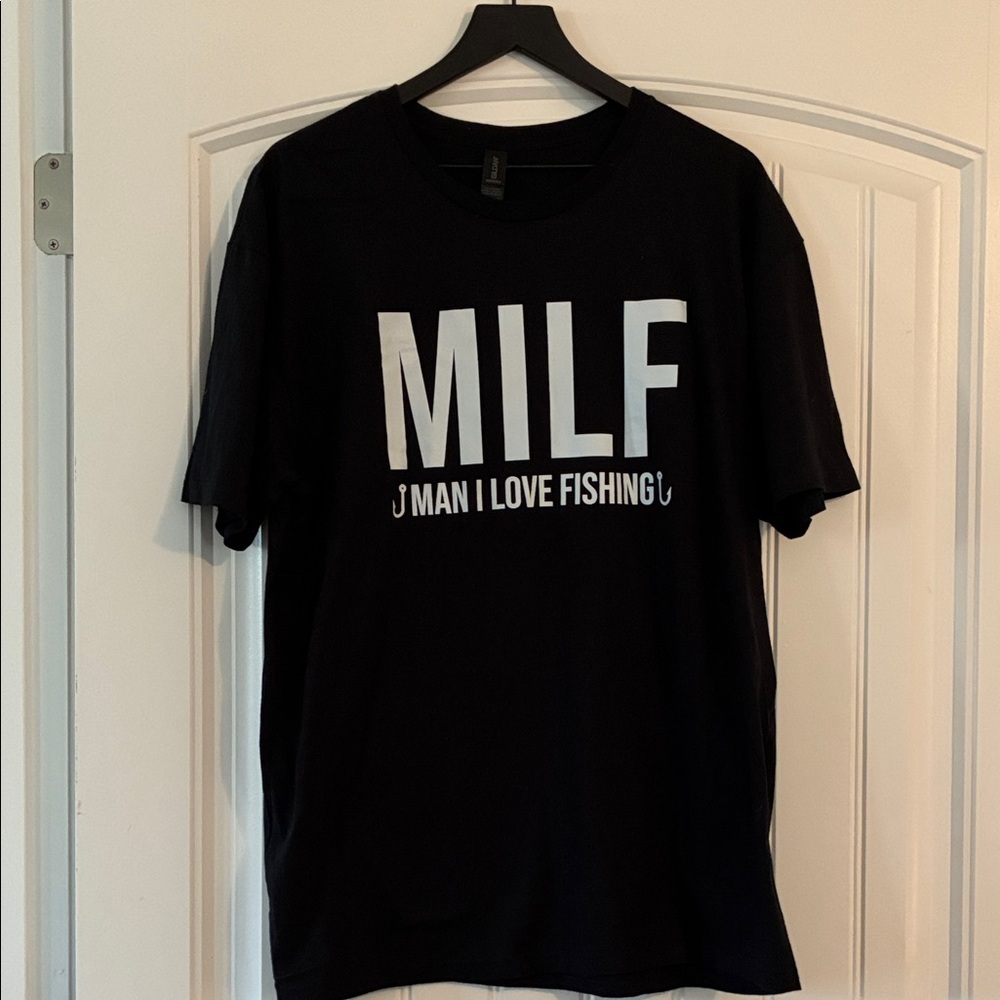 MIiLF Man I Love Fishing T Shirt Large